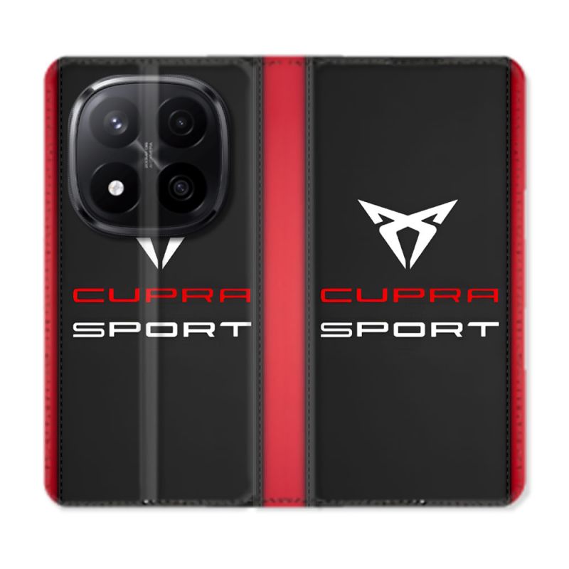 Housse Cuir Portefeuille Pour Xiaomi Redmi Note 14 PRO PLUS 5G Cupra