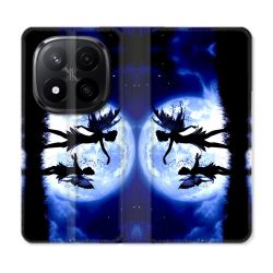 Housse Cuir Portefeuille Pour Xiaomi Redmi Note 14 PRO PLUS 5G Fantastique Fee Lune