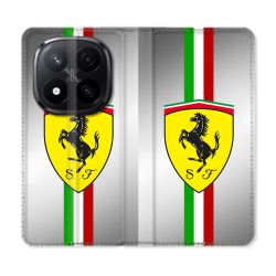 Housse Cuir Portefeuille Pour Xiaomi Redmi Note 14 PRO PLUS 5G Ferrari Ligne