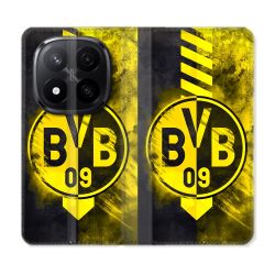 Housse Cuir Portefeuille Pour Xiaomi Redmi Note 14 PRO PLUS 5G Foot Dortmund