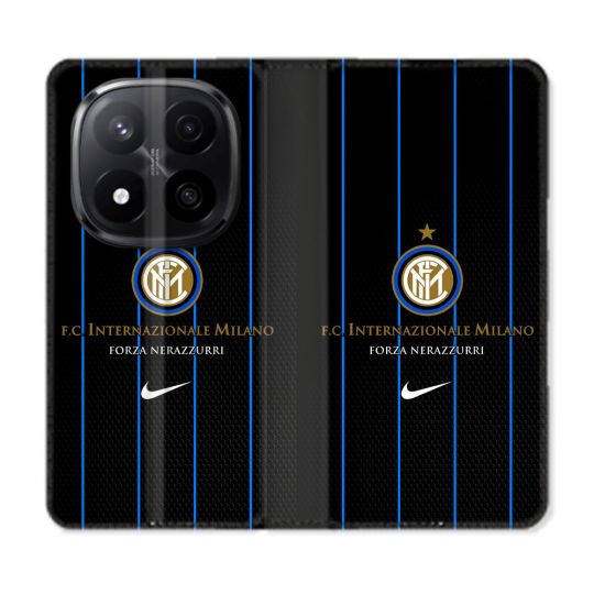 Housse Cuir Portefeuille Pour Xiaomi Redmi Note 14 PRO PLUS 5G Foot Inter Milan