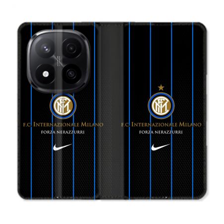 Housse Cuir Portefeuille Pour Xiaomi Redmi Note 14 PRO PLUS 5G Foot Inter Milan