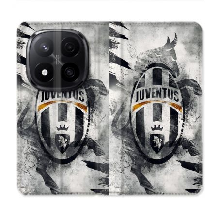 Housse Cuir Portefeuille Pour Xiaomi Redmi Note 14 PRO PLUS 5G Foot Juventus Turin