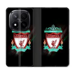 Housse Cuir Portefeuille Pour Xiaomi Redmi Note 14 PRO PLUS 5G Foot Liverpool