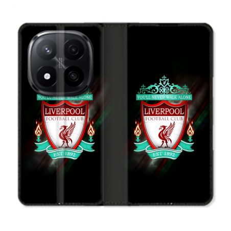 Housse Cuir Portefeuille Pour Xiaomi Redmi Note 14 PRO PLUS 5G Foot Liverpool