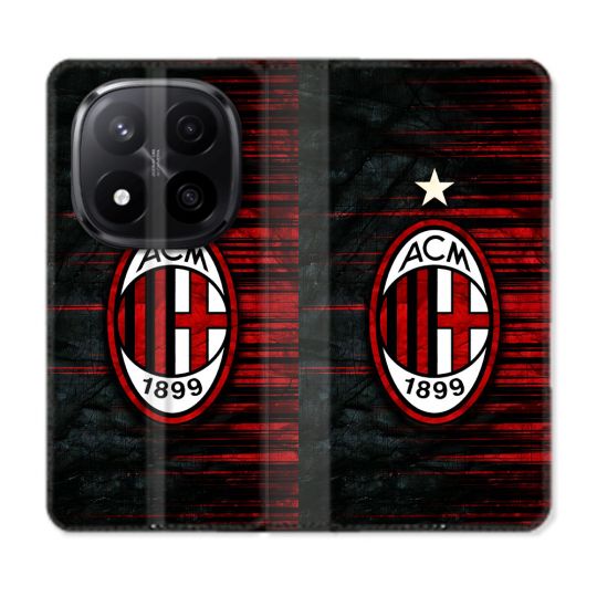 Housse Cuir Portefeuille Pour Xiaomi Redmi Note 14 PRO PLUS 5G Foot Milan AC
