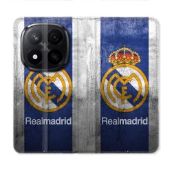 Housse Cuir Portefeuille Pour Xiaomi Redmi Note 14 PRO PLUS 5G Foot Real Madrid