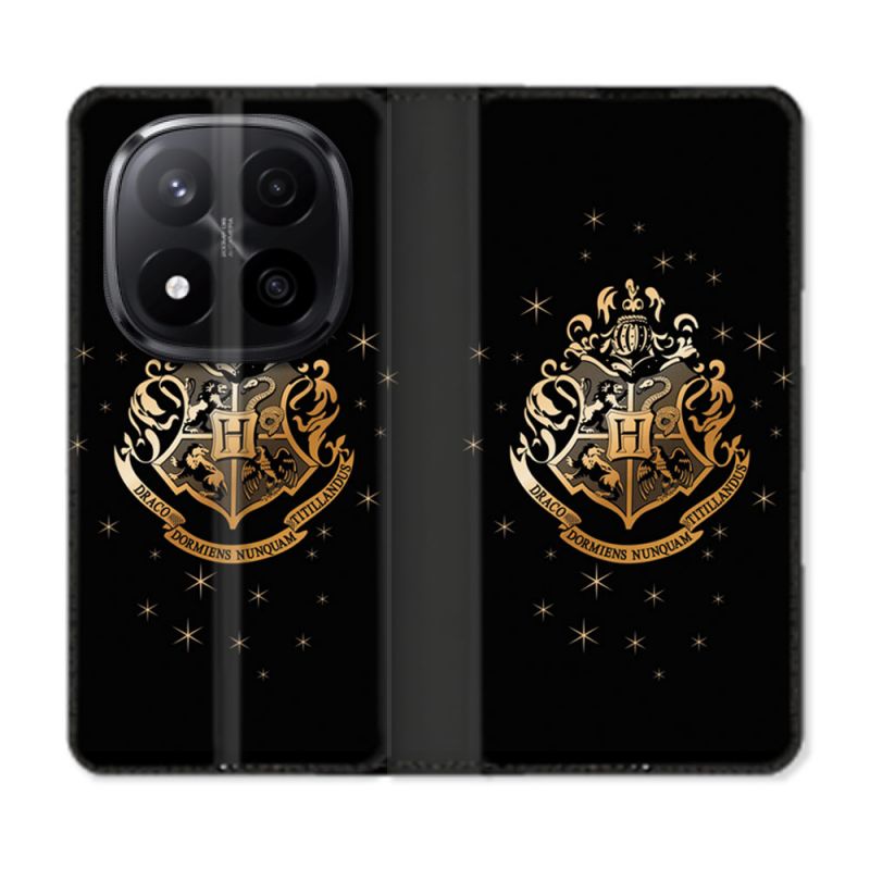 Housse Cuir Portefeuille Pour Xiaomi Redmi Note 14 PRO PLUS 5G Harry Potter Poudlard