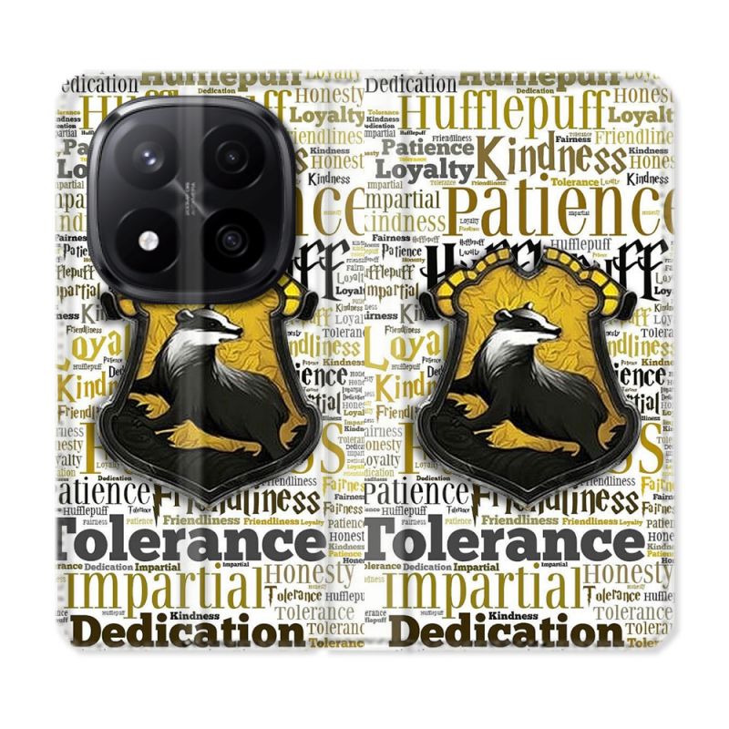 Housse Cuir Portefeuille Pour Xiaomi Redmi Note 14 PRO PLUS 5G Harry Potter Poursouffle