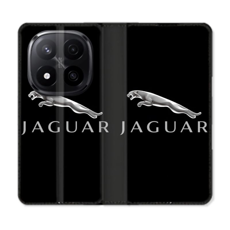 Housse Cuir Portefeuille Pour Xiaomi Redmi Note 14 PRO PLUS 5G Jaguar