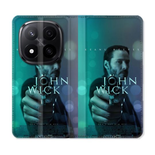 Housse Cuir Portefeuille Pour Xiaomi Redmi Note 14 PRO PLUS 5G John Wick