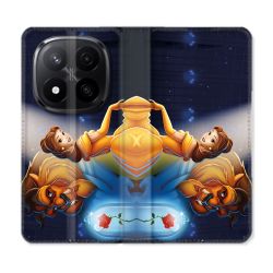 Housse Cuir Portefeuille Pour Xiaomi Redmi Note 14 PRO PLUS 5G La Belle et La Bête