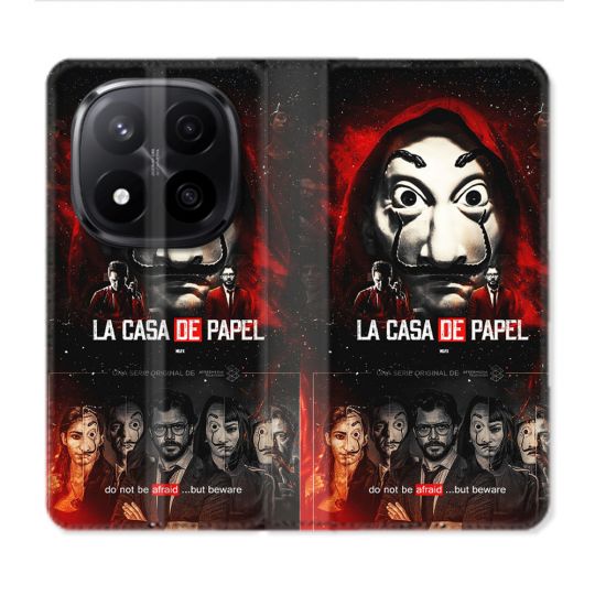 Housse Cuir Portefeuille Pour Xiaomi Redmi Note 14 PRO PLUS 5G La Casa De Papel