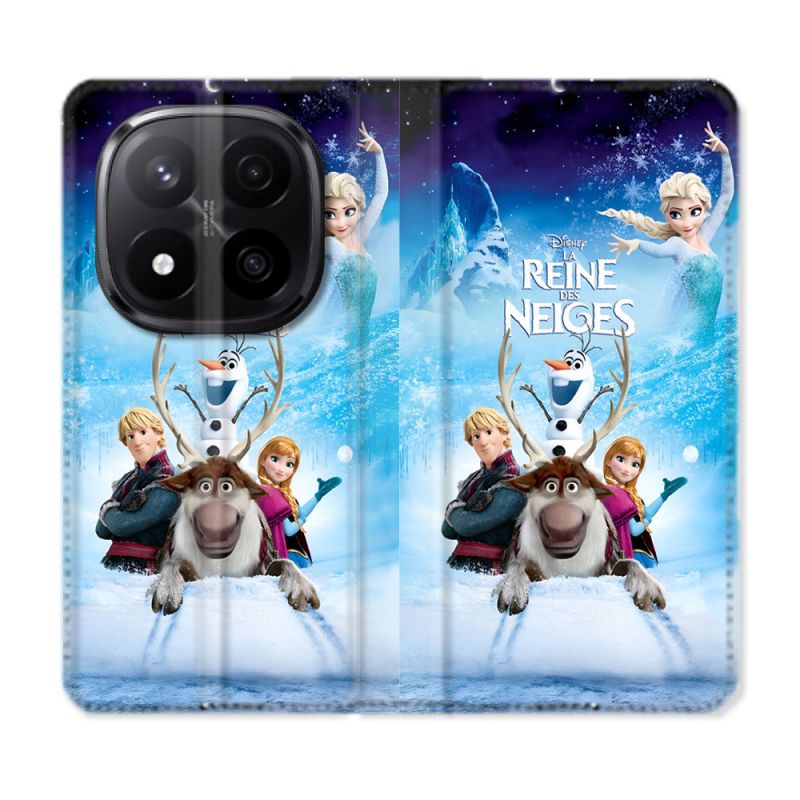 Housse Cuir Portefeuille Pour Xiaomi Redmi Note 14 PRO PLUS 5G La Reine Des Neiges