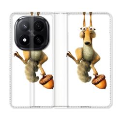 Housse Cuir Portefeuille Pour Xiaomi Redmi Note 14 PRO PLUS 5G L'âge de Glace Scratch Suspendu