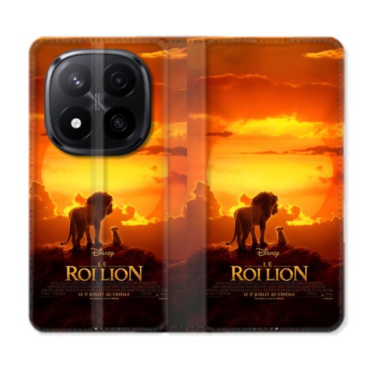Housse Cuir Portefeuille Pour Xiaomi Redmi Note 14 PRO PLUS 5G Le Roi Lion Affiche