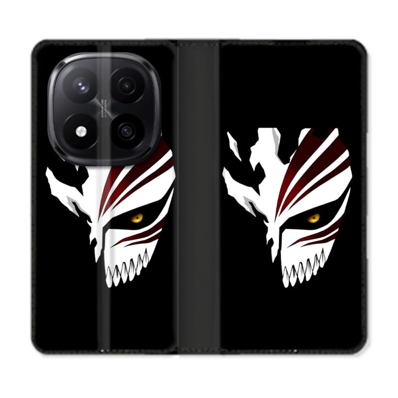 Housse Cuir Portefeuille Pour Xiaomi Redmi Note 14 PRO PLUS 5G Manga Bleach Masque