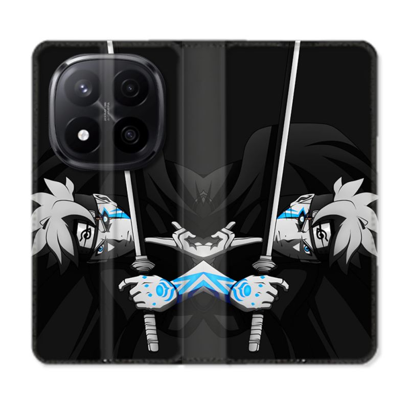 Housse Cuir Portefeuille Pour Xiaomi Redmi Note 14 PRO PLUS 5G Manga Boruto Epée