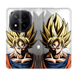 Housse Cuir Portefeuille Pour Xiaomi Redmi Note 14 PRO PLUS 5G Manga Dragon Ball Sangoku Portrait