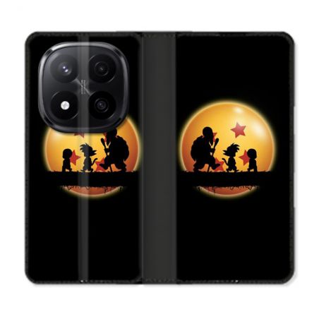 Housse Cuir Portefeuille Pour Xiaomi Redmi Note 14 PRO PLUS 5G Manga Dragon Ball Vintage