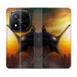 Housse Cuir Portefeuille Pour Xiaomi Redmi Note 14 PRO PLUS 5G Manga Evangelion