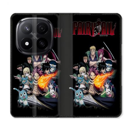 Housse Cuir Portefeuille Pour Xiaomi Redmi Note 14 PRO PLUS 5G Manga Fairy Tail Logo Team