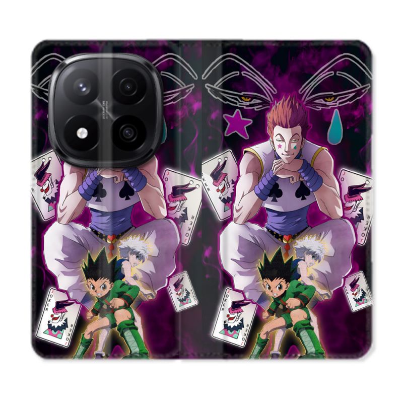 Housse Cuir Portefeuille Pour Xiaomi Redmi Note 14 PRO PLUS 5G Manga Hunter X Hunter Hisoka