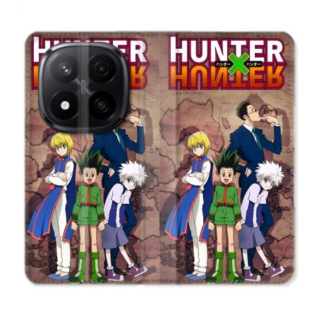 Housse Cuir Portefeuille Pour Xiaomi Redmi Note 14 PRO PLUS 5G Manga Hunter X Hunter Vintage