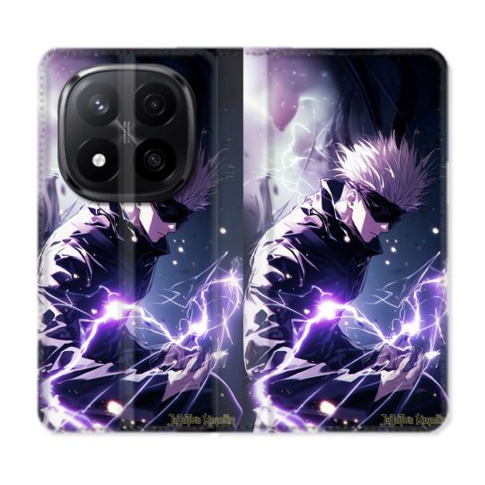 Housse Cuir Portefeuille Pour Xiaomi Redmi Note 14 PRO PLUS 5G Manga Jujutsu Kaisen Gojo Saturo