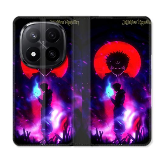 Housse Cuir Portefeuille Pour Xiaomi Redmi Note 14 PRO PLUS 5G Manga Jujutsu Kaisen Itadori Sukuna