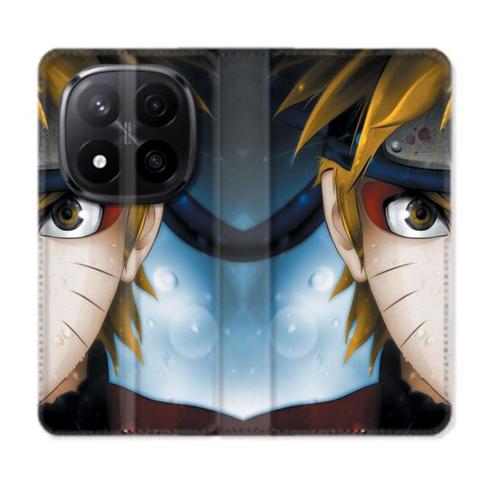 Housse Cuir Portefeuille Pour Xiaomi Redmi Note 14 PRO PLUS 5G Manga Naruto Blanc