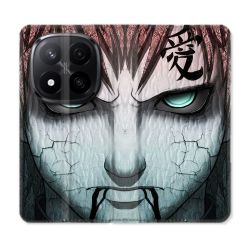 Housse Cuir Portefeuille Pour Xiaomi Redmi Note 14 PRO PLUS 5G Manga Naruto Gaara