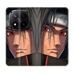 Housse Cuir Portefeuille Pour Xiaomi Redmi Note 14 PRO PLUS 5G Manga Naruto Itachi Visage