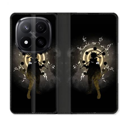 Housse Cuir Portefeuille Pour Xiaomi Redmi Note 14 PRO PLUS 5G Manga Naruto Sage