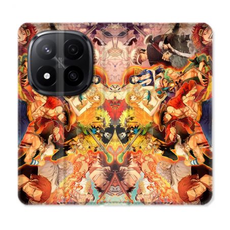 Housse Cuir Portefeuille Pour Xiaomi Redmi Note 14 PRO PLUS 5G Manga One Piece Nakama