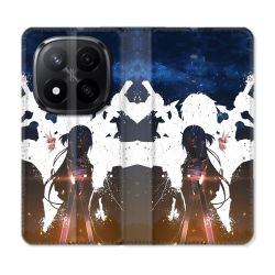 Housse Cuir Portefeuille Pour Xiaomi Redmi Note 14 PRO PLUS 5G Manga SAO sword Art Online Asuna
