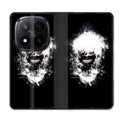 Housse Cuir Portefeuille Pour Xiaomi Redmi Note 14 PRO PLUS 5G Manga Tokyo Ghoul Kaneki Tag