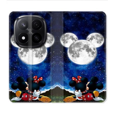 Housse Cuir Portefeuille Pour Xiaomi Redmi Note 14 PRO PLUS 5G Mickey Minnie