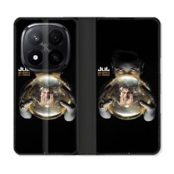 Housse Cuir Portefeuille Pour Xiaomi Redmi Note 14 PRO PLUS 5G Musique Jul Affiche