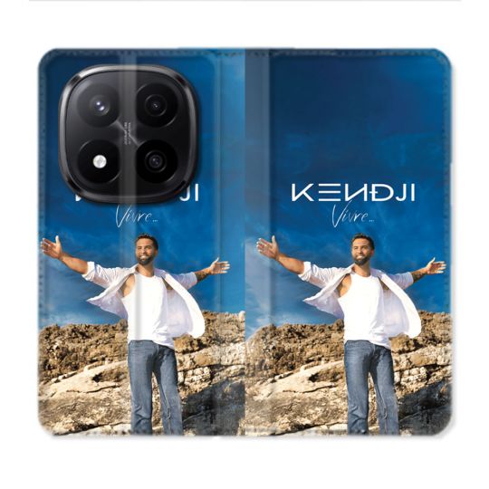 Housse Cuir Portefeuille Pour Xiaomi Redmi Note 14 PRO PLUS 5G Musique Kendji