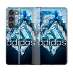 Housse Cuir Portefeuille Pour Samsung Galaxy A26 5G Adidas Iceberg