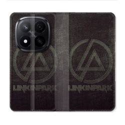 Housse Cuir Portefeuille Pour Xiaomi Redmi Note 14 PRO PLUS 5G Musique Rock Linkin Park