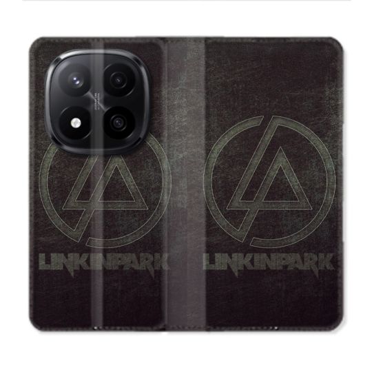 Housse Cuir Portefeuille Pour Xiaomi Redmi Note 14 PRO PLUS 5G Musique Rock Linkin Park