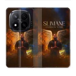 Housse Cuir Portefeuille Pour Xiaomi Redmi Note 14 PRO PLUS 5G Musique Slimane Ange