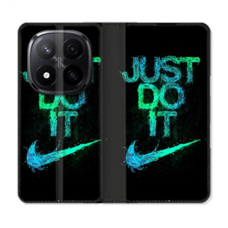 Housse Cuir Portefeuille Pour Xiaomi Redmi Note 14 PRO PLUS 5G Nike Just Do It