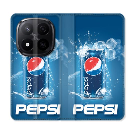 Housse Cuir Portefeuille Pour Xiaomi Redmi Note 14 PRO PLUS 5G Pepsi