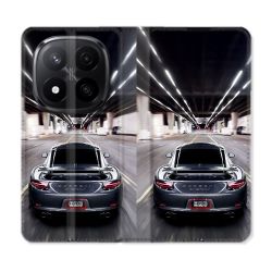 Housse Cuir Portefeuille Pour Xiaomi Redmi Note 14 PRO PLUS 5G Porsche 911