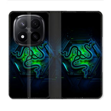 Housse Cuir Portefeuille Pour Xiaomi Redmi Note 14 PRO PLUS 5G Razer