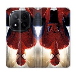 Housse Cuir Portefeuille Pour Xiaomi Redmi Note 14 PRO PLUS 5G Spiderman Invers