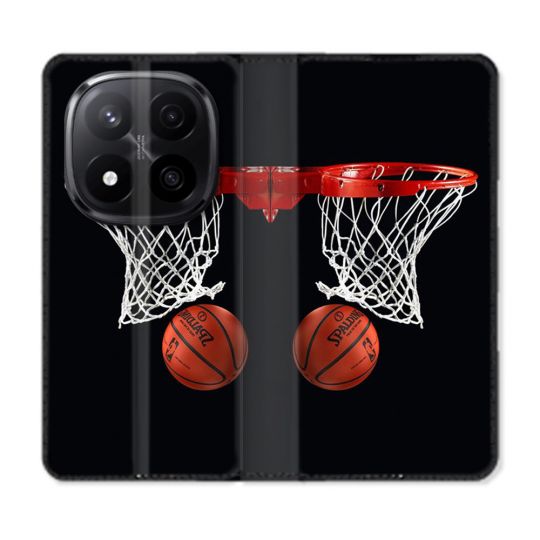 Housse Cuir Portefeuille Pour Xiaomi Redmi Note 14 PRO PLUS 5G Sport Basket Panier